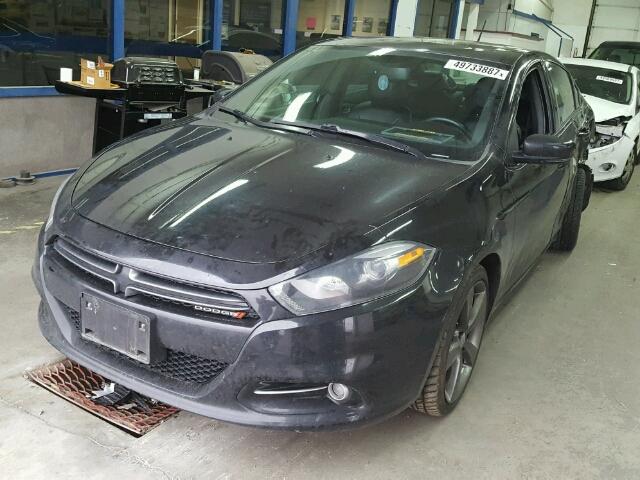 1C3CDFEB4FD352955 - 2015 DODGE DART GT BLACK photo 2