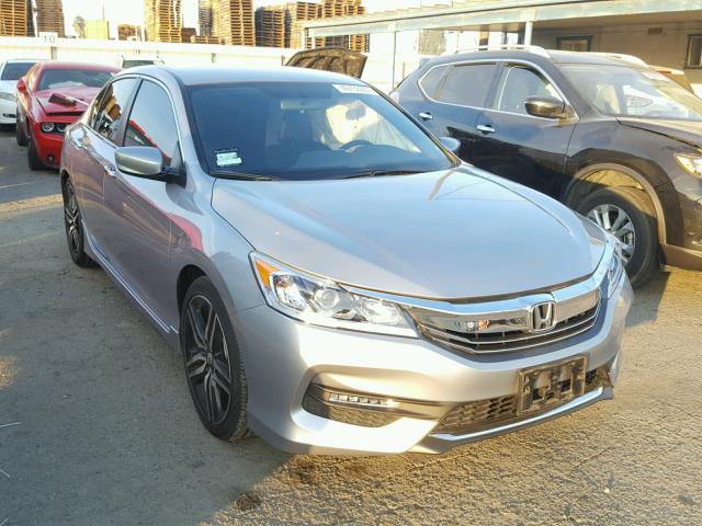 1HGCR2F51HA264708 - 2017 HONDA ACCORD SPO SILVER photo 1