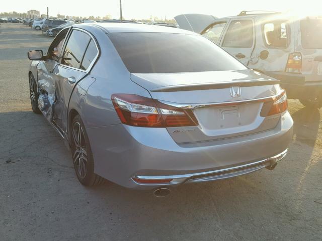 1HGCR2F51HA264708 - 2017 HONDA ACCORD SPO SILVER photo 3