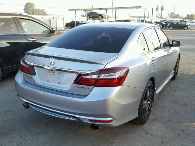 1HGCR2F51HA264708 - 2017 HONDA ACCORD SPO SILVER photo 4