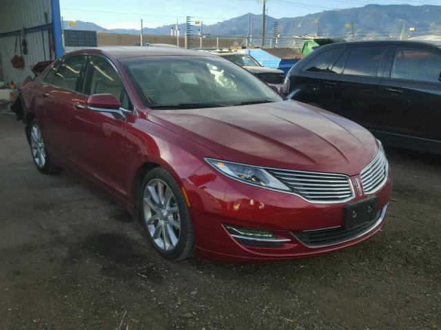 3LN6L2J9XGR617910 - 2016 LINCOLN MKZ RED photo 1