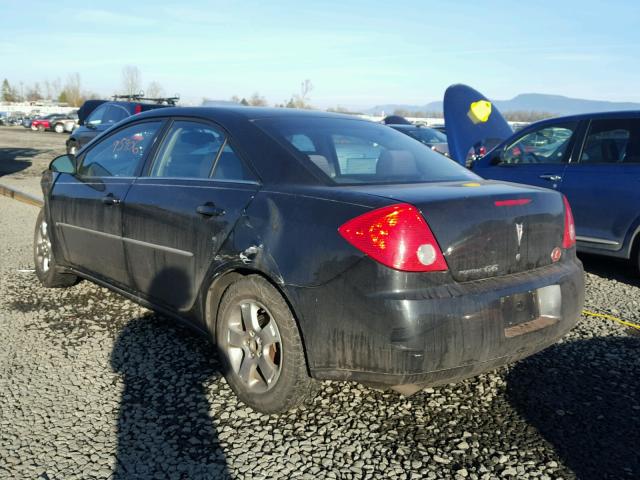 1G2ZG57B784264767 - 2008 PONTIAC G6 BASE BLACK photo 3