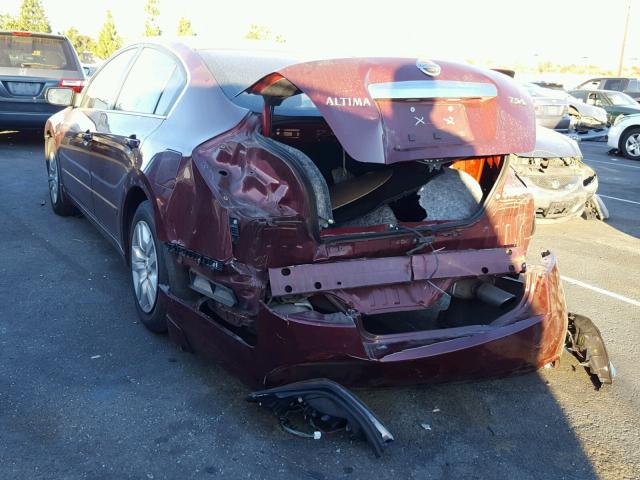 1N4AL2AP4BN454850 - 2011 NISSAN ALTIMA BAS MAROON photo 3