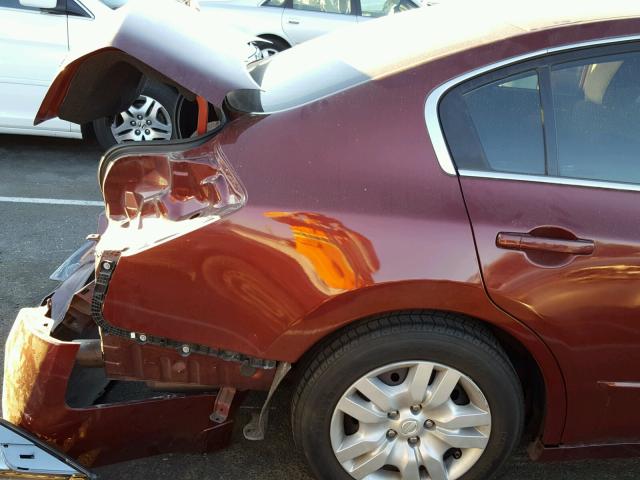 1N4AL2AP4BN454850 - 2011 NISSAN ALTIMA BAS MAROON photo 9