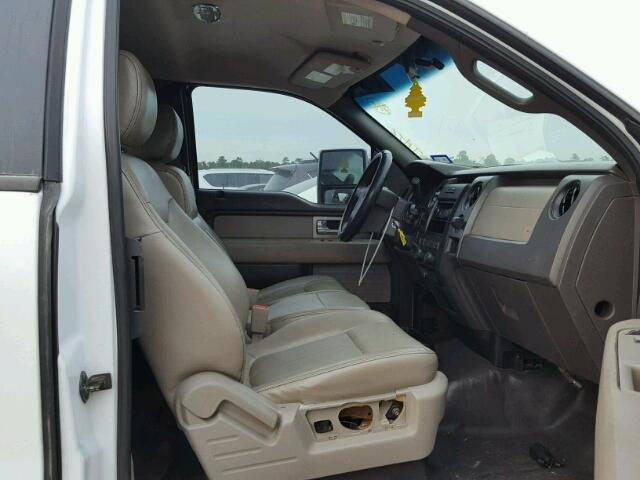 1FTVX1CV7AKB35531 - 2010 FORD F150 SUPER WHITE photo 5