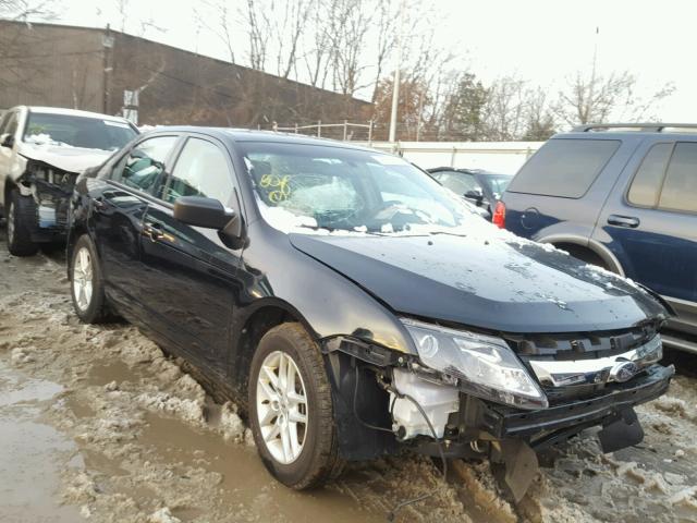 3FAHP0GA6BR322521 - 2011 FORD FUSION S BLACK photo 1