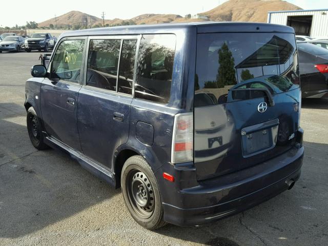 JTLKT334554005523 - 2005 TOYOTA SCION XB BLUE photo 3