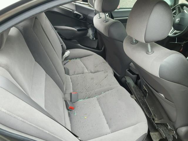 2HGFA16877H001468 - 2007 HONDA CIVIC EX გრაფიტი ფოტო 6