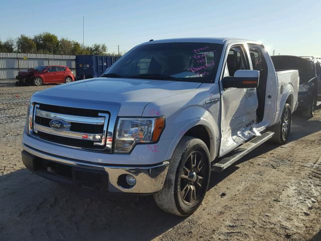 1FTFW1CT6CFB91641 - 2012 FORD F150 SUPER WHITE photo 2