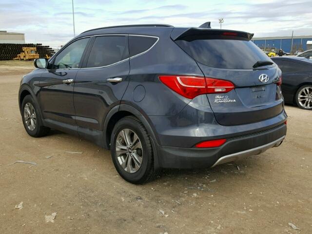 5XYZU3LB3GG356604 - 2016 HYUNDAI SANTA FE S BLUE photo 3