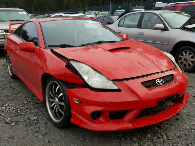 JTDDR32T530154188 - 2003 TOYOTA CELICA GT RED photo 1