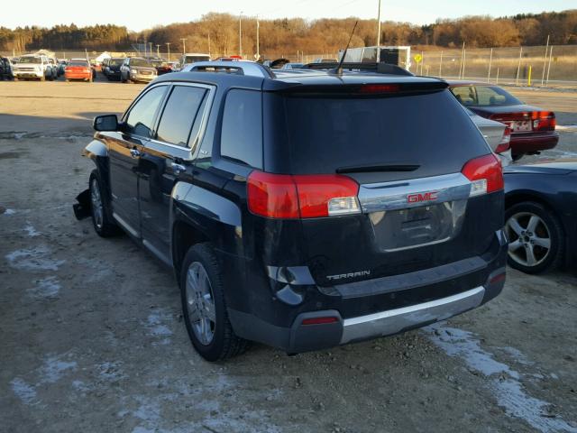 2GKALWEK0C6109888 - 2012 GMC TERRAIN SL BLACK photo 3