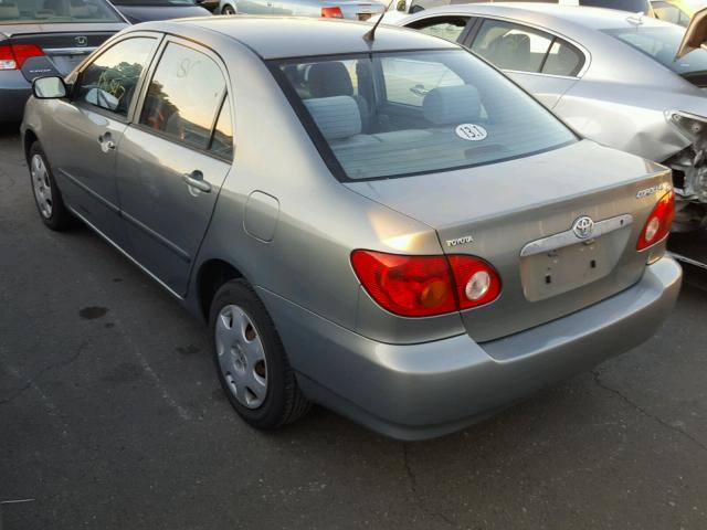 1NXBR32E53Z009343 - 2003 TOYOTA COROLLA CE GRAY photo 3