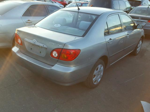 1NXBR32E53Z009343 - 2003 TOYOTA COROLLA CE GRAY photo 4