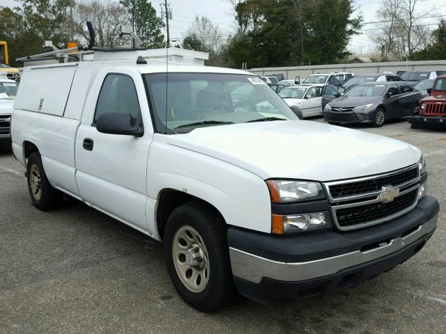 3GCEC14X96G253395 - 2006 CHEVROLET SILVERADO WHITE photo 1