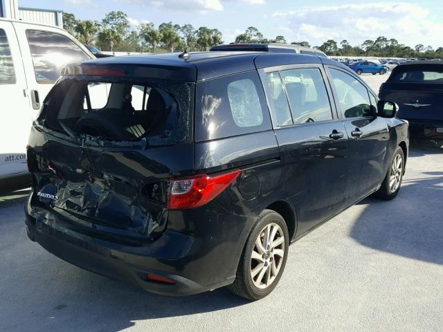 JM1CW2BL8D0148384 - 2013 MAZDA 5 BLACK photo 4