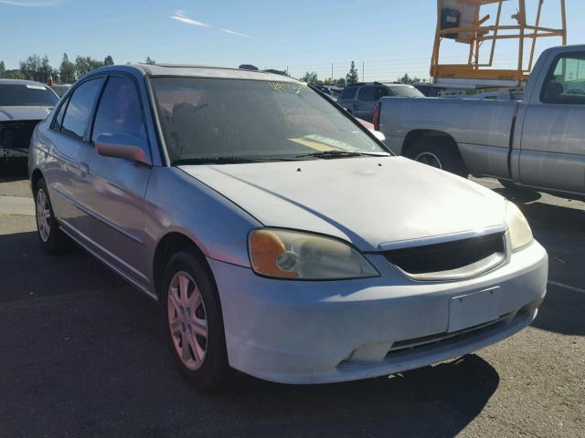 2HGES26783H589445 - 2003 HONDA CIVIC EX SILVER photo 1