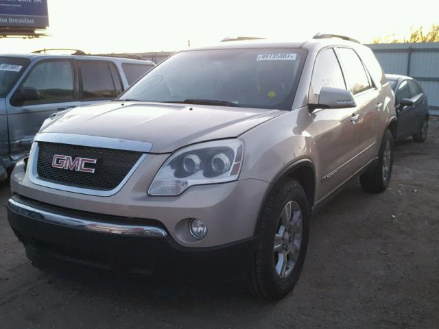 1GKER33788J162989 - 2008 GMC ACADIA SLT BEIGE photo 2