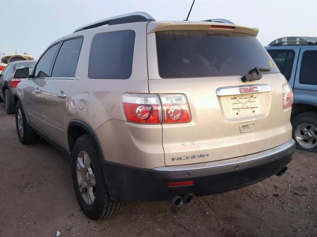 1GKER33788J162989 - 2008 GMC ACADIA SLT ბეჟი ფოტო 3