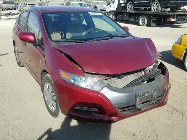 JHMZE2H56AS032041 - 2010 HONDA INSIGHT LX BURGUNDY photo 1