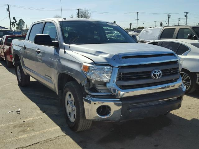 5TFEM5F19GX109274 - 2016 TOYOTA TUNDRA CRE SILVER photo 1