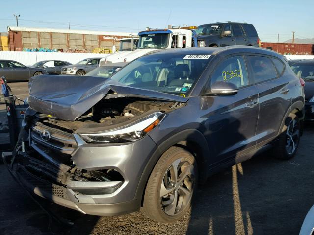 KM8J33A21GU227693 - 2016 HYUNDAI TUCSON LIM GRAY photo 2