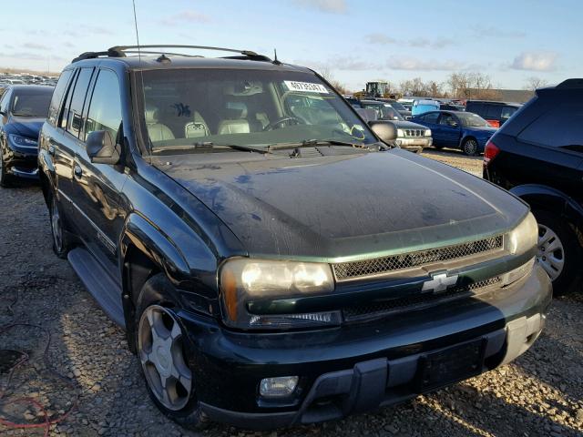 1GNDT13S842211279 - 2004 CHEVROLET TRAILBLAZE GREEN photo 1