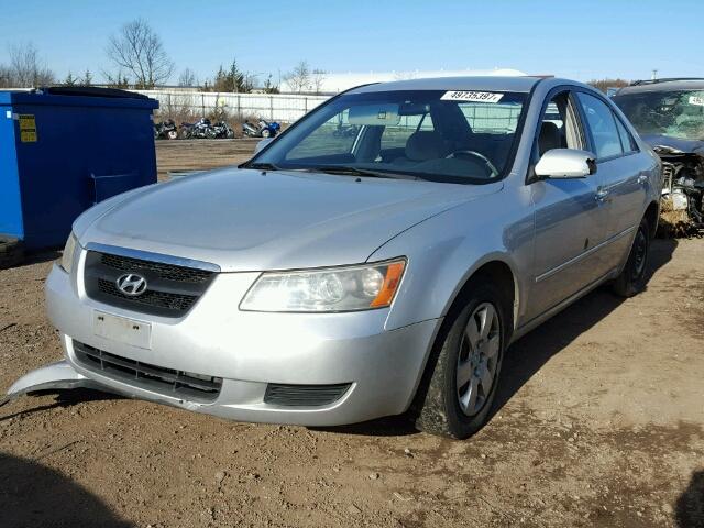 5NPET46C98H400837 - 2008 HYUNDAI SONATA GLS SILVER photo 2