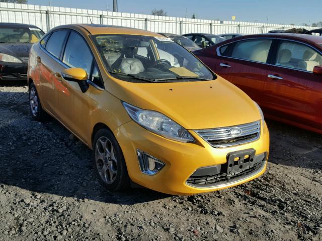 3FADP4CJ1CM172019 - 2012 FORD FIESTA SEL YELLOW photo 1