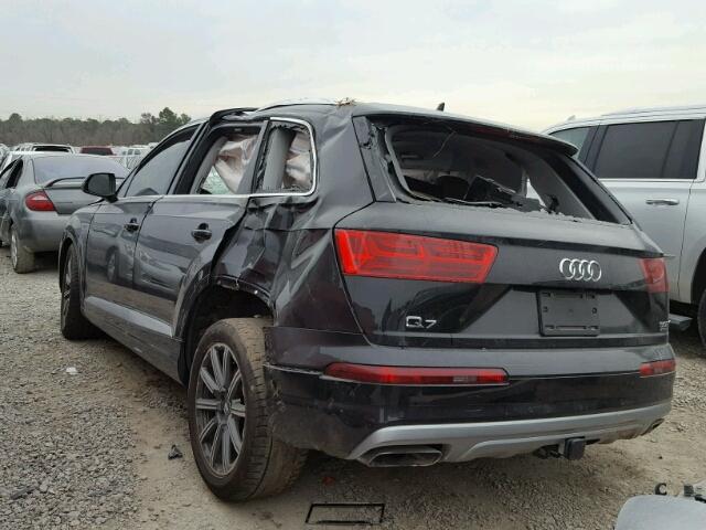 WA1VAAF71HD000293 - 2017 AUDI Q7 PRESTIG BLACK photo 3