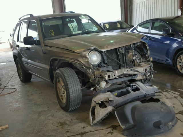 1J4GL48K53W597502 - 2003 JEEP LIBERTY SP GOLD photo 1