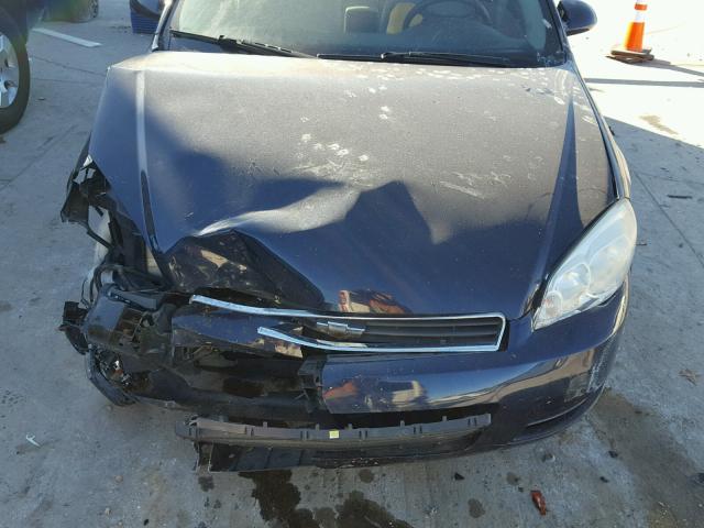 2G1WF5EK3B1152578 - 2011 CHEVROLET IMPALA LS BLUE photo 7