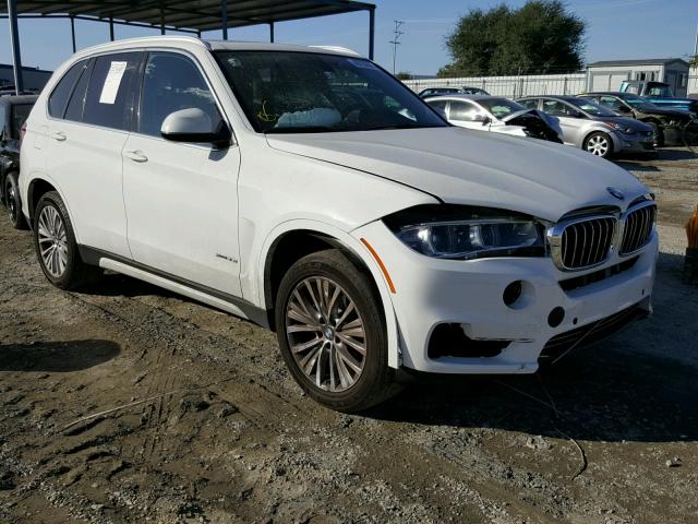 5UXKR0C53G0P29138 - 2016 BMW X5 XDRIVE3 WHITE photo 1