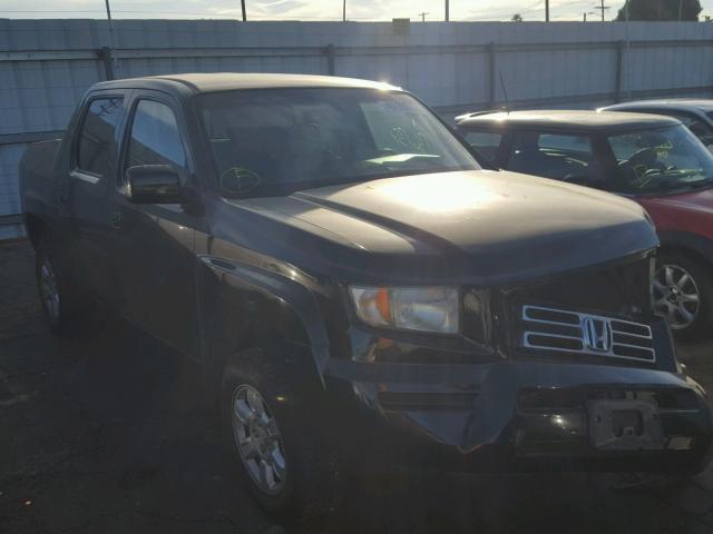 2HJYK16556H520426 - 2006 HONDA RIDGELINE BLACK photo 1