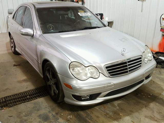 WDBRF52H87F876407 - 2007 MERCEDES-BENZ C 230 SILVER photo 1