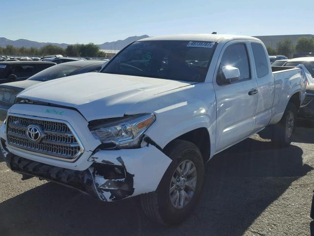 5TFRX5GN9GX071135 - 2016 TOYOTA TACOMA ACC WHITE photo 2