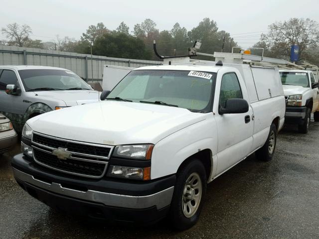 3GCEC14X36G252971 - 2006 CHEVROLET SILVERADO WHITE photo 2