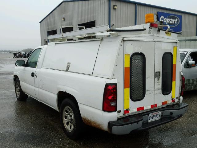 3GCEC14X36G252971 - 2006 CHEVROLET SILVERADO WHITE photo 3