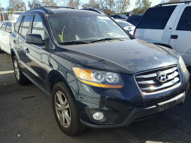 5NMSH4AG7AH357634 - 2010 HYUNDAI SANTA FE S BLUE photo 1