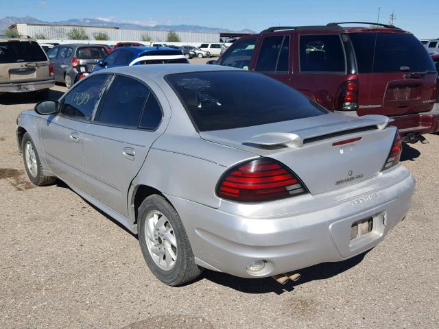 1G2NF52F43C126713 - 2003 PONTIAC GRAND AM S SILVER photo 3