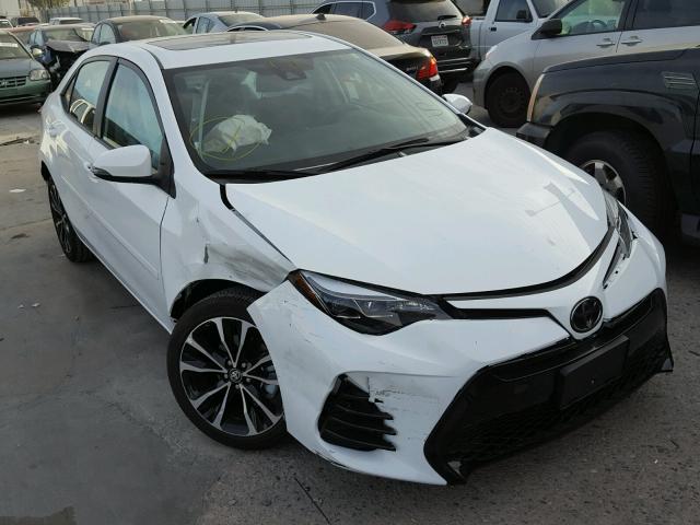 5YFBURHE0HP606384 - 2017 TOYOTA COROLLA L WHITE photo 1