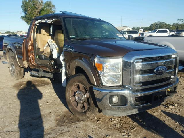 1FT7W2A63BEB07934 - 2011 FORD F250 SUPER BROWN photo 1