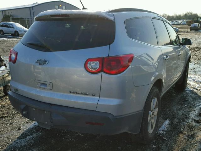 1GNKRGED1CJ331260 - 2012 CHEVROLET TRAVERSE L SILVER photo 4