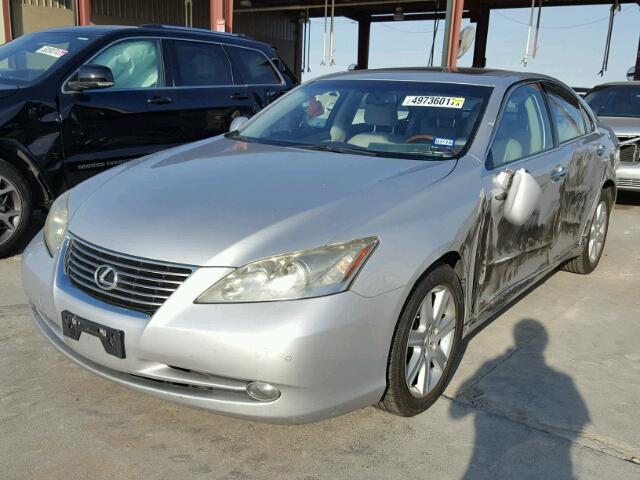 JTHBJ46G382179506 - 2008 LEXUS ES 350 SILVER photo 2