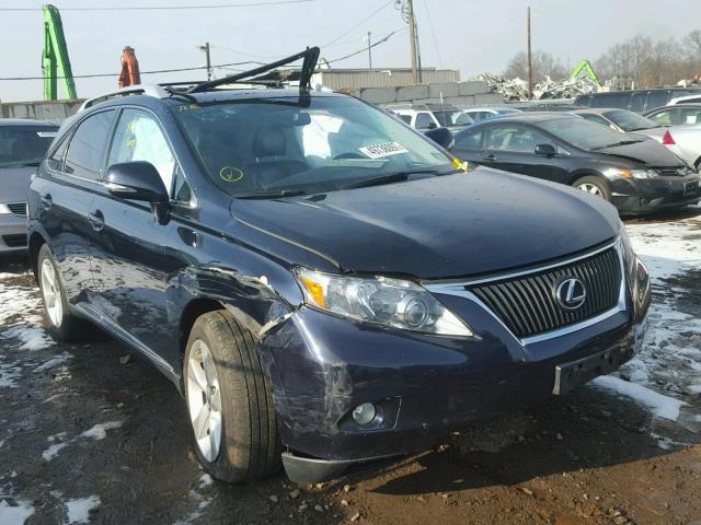 2T2BK1BA5AC060387 - 2010 LEXUS RX 350 BLUE photo 1