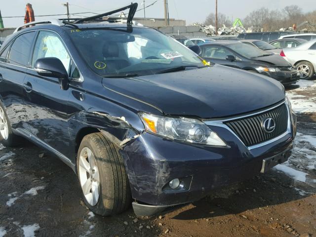 2T2BK1BA5AC060387 - 2010 LEXUS RX 350 BLUE photo 9