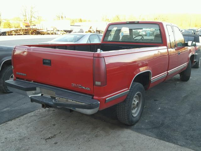 1GTGC29K0SE539830 - 1995 GMC SIERRA C25 RED photo 4