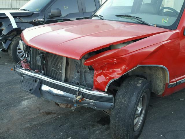 1GTGC29K0SE539830 - 1995 GMC SIERRA C25 RED photo 9