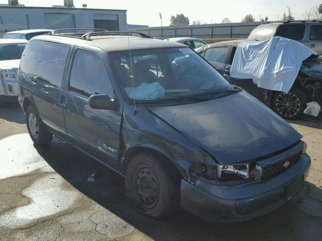 4N2DN1119VD814211 - 1997 NISSAN QUEST XE GREEN photo 1