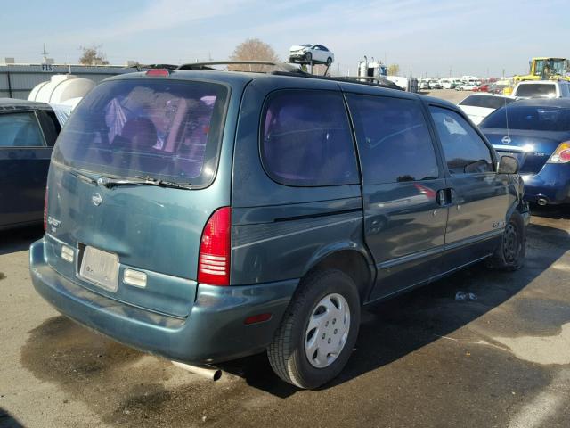 4N2DN1119VD814211 - 1997 NISSAN QUEST XE GREEN photo 4